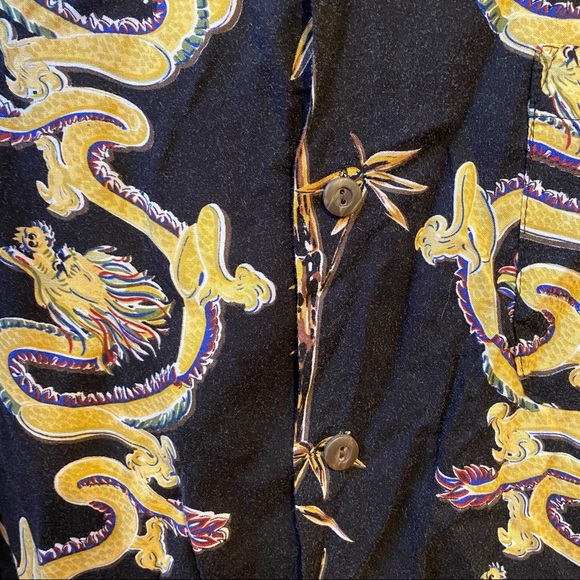 Ocean Current Vintage Dragon Button-Up - Picture 4 of 7